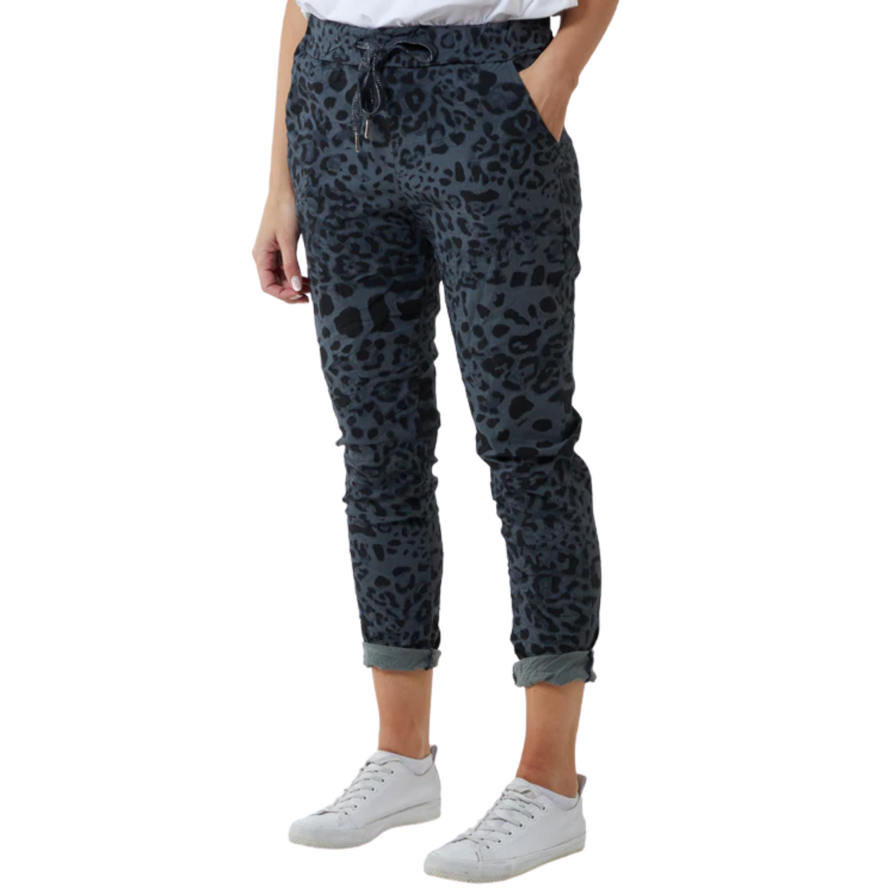 Magic Pants Super Stretch Leopard Trousers